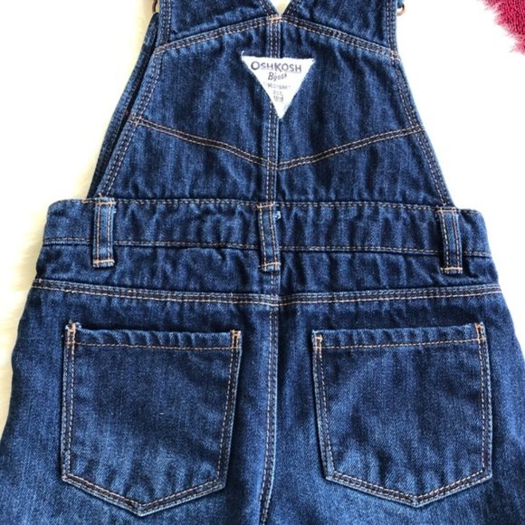 OshKosh B'gosh 18 M Flannel-Lined Jean Overall - Picture 6 of 7